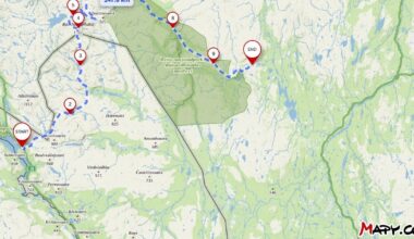 Trekking logistics: transportation near Kautokeino
