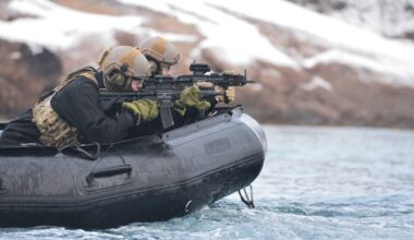 Øvelse i Ramsund i Sør-Troms.