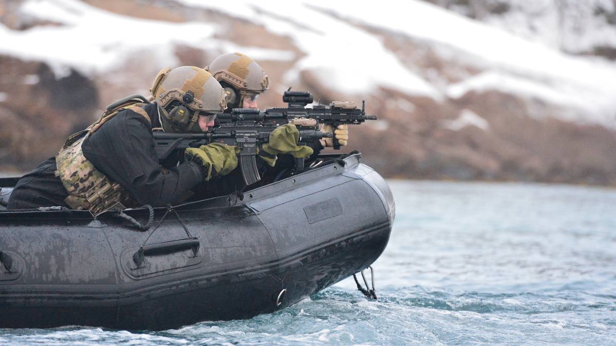 Øvelse i Ramsund i Sør-Troms.