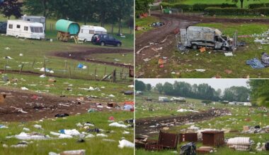 Appleby Horse Fair: Major traveller community event leaves fields littered with rubbish | UK News