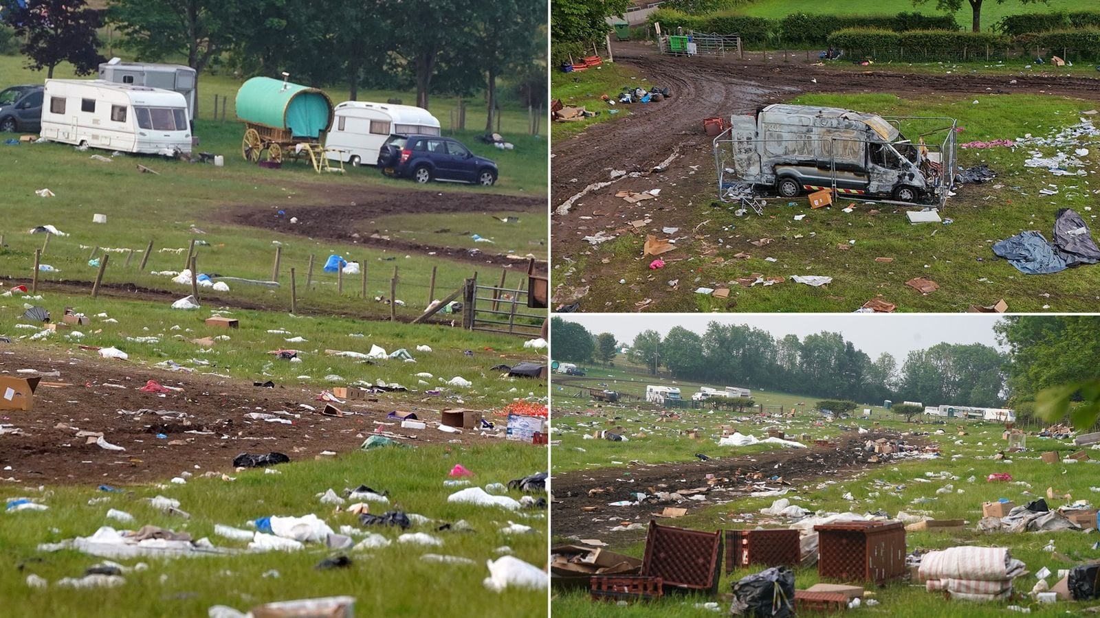 Appleby Horse Fair: Major traveller community event leaves fields littered with rubbish | UK News