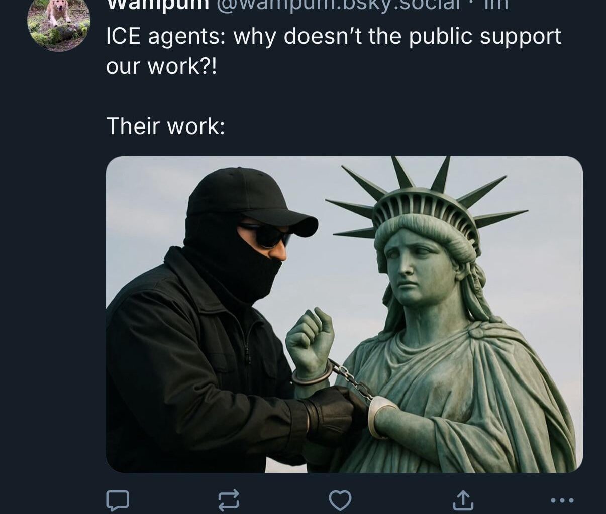 ICE agents feeling bullied.