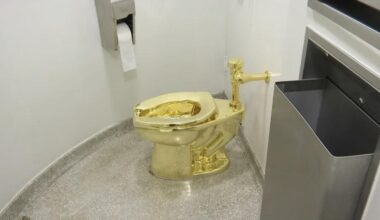 Men who stole $6 million golden toilet from English mansion sentenced to prison terms