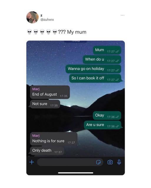 Blimey mum