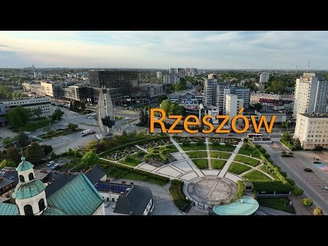 Rzeszów/Poland east border of UE from above.