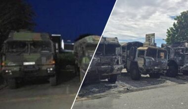Russians set fire to Bundeswehr military trucks in Germany and published the footage