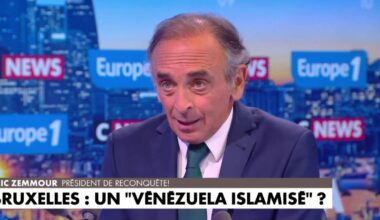 «L'islam a conquis la Belgique», estime Eric Zemmour