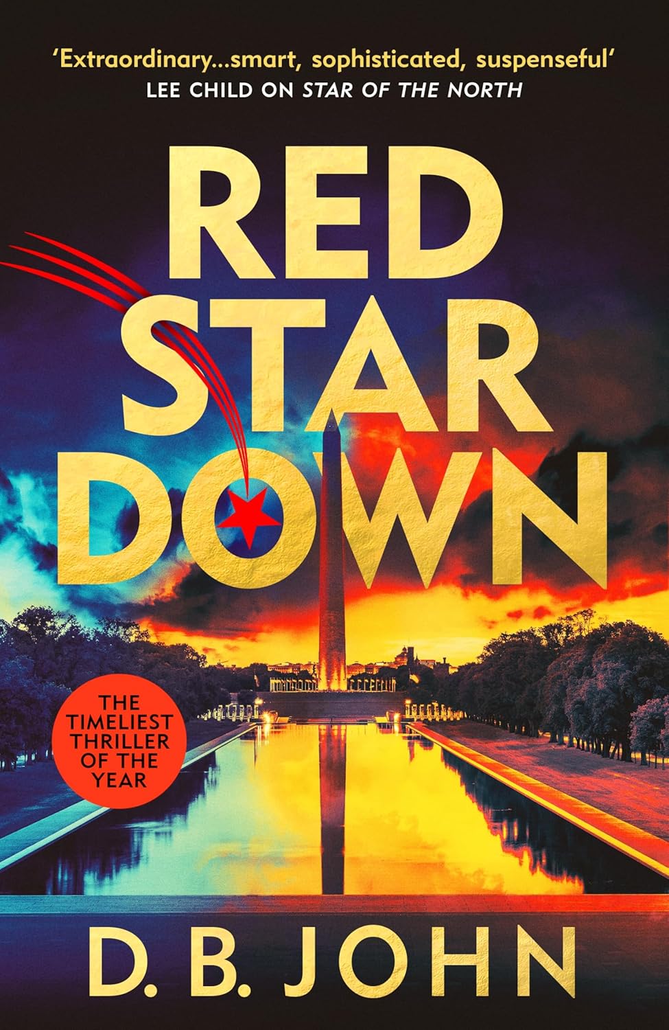 Book cover for Red Star Down by D.B. John.