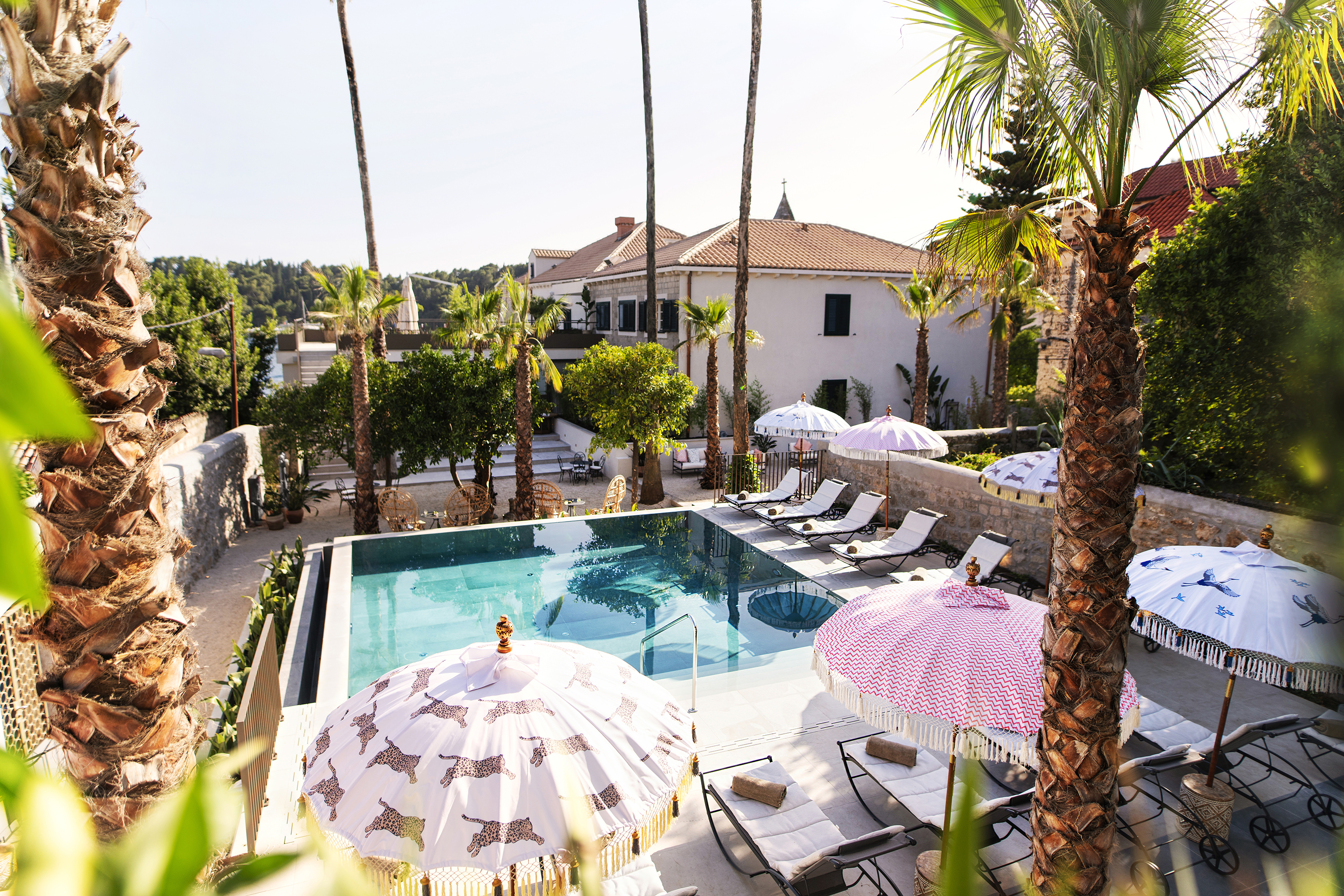 The pool at Hotel Supetar Cavtat, Croatia