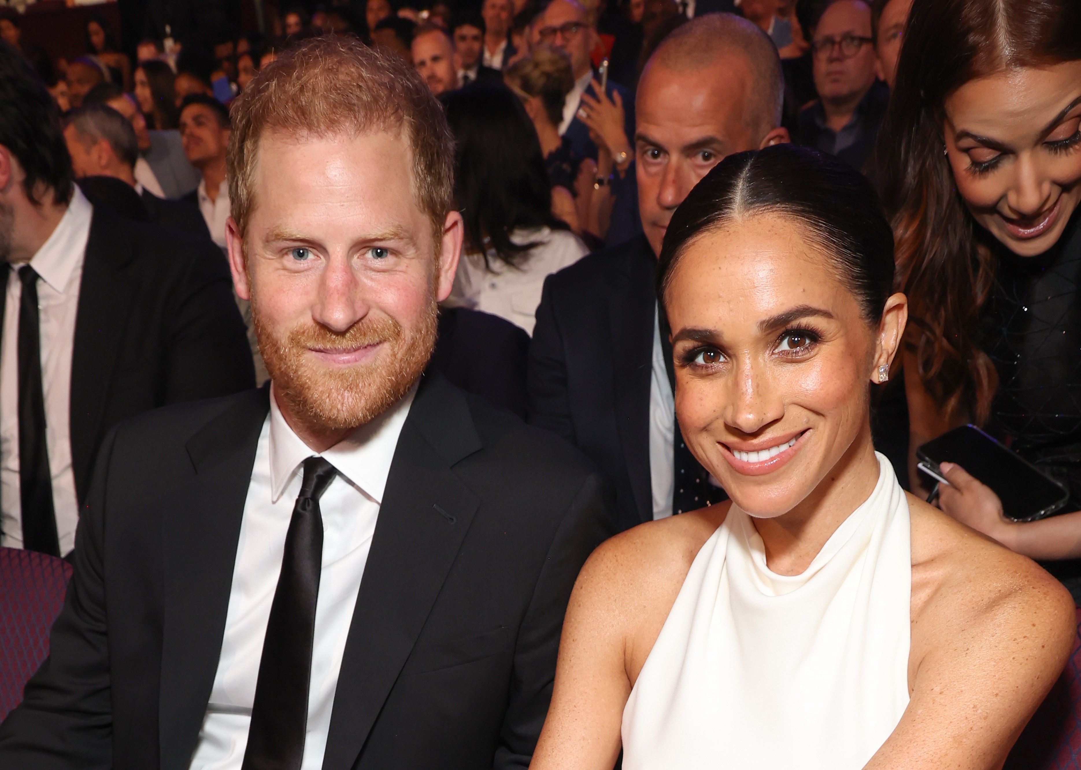 Prince Harry and Meghan Markle at the 2024 ESPY Awards.