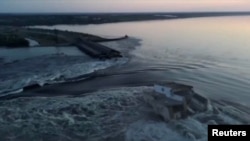The Kakhovka dam was destroyed by an explosion in June 2023