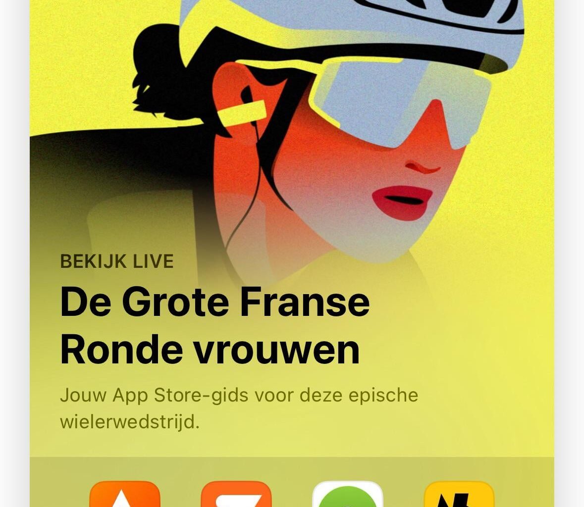 Altijd fijn als het App Store team titels voor ons lokaliseert