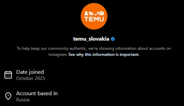 Instagram @temu_slovakia
