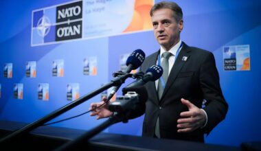 Sloweniens Ministerpräsident Robert Golob – ©NATO