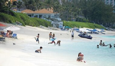 Cabbage Beach on Paradise Island.