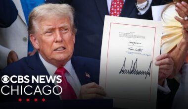 Trump signs "Big, Beautiful Bill" to celebrate July 4th at White House