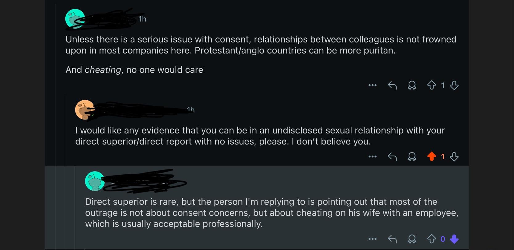 Is it true that in Europe people don’t care about cheating with coworkers?