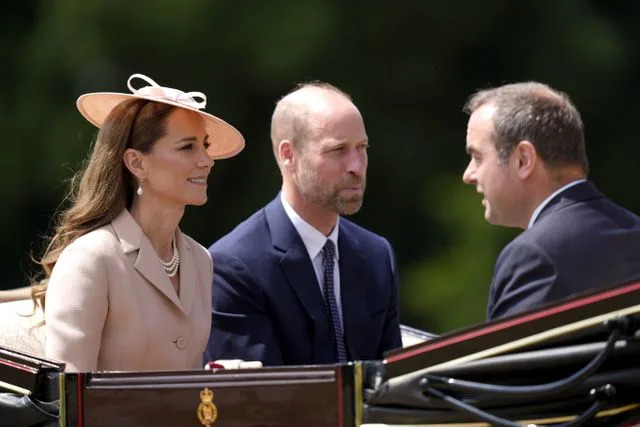 Getty Kate Middleton, Prince William, and Sebastien Lecornu on July 8, 2025