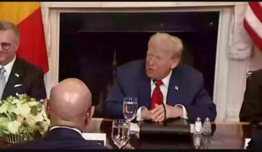 People ‘embarrassed’ after Trump makes ‘idiotic’ comment about Liberian president’s English in painfully awkward moment