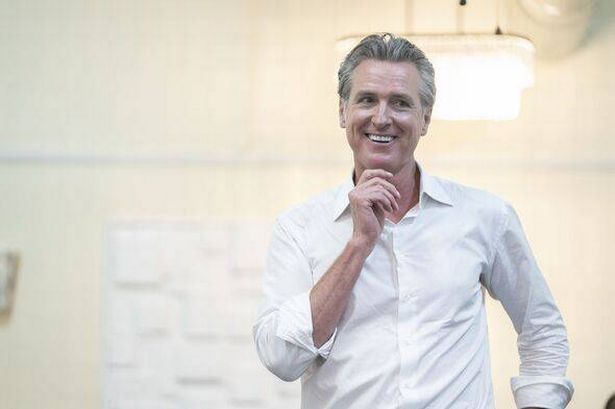 California Governor Gavin Newsom Tours Early Primary State South Carolina