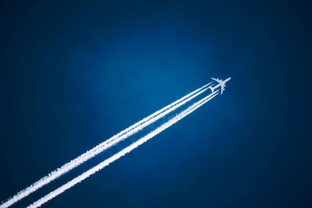 Plane in sky