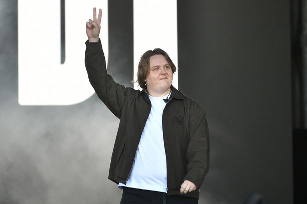 Lewis Capaldi on the Pyramid Stage