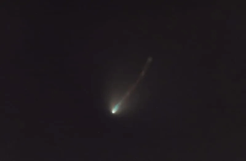 Israeli air defense systems intercept an incoming missile fired from Yemen, as seen from Jerusalem, July 1, 2025 (credit: YONATAN SINDEL/FLASH90)