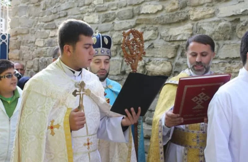 Assyrian Christians in Urmia, 2022; illustrative. (credit: Wikimedia Commons/Mar Sharb)
