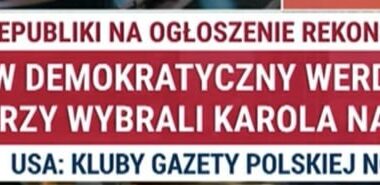 Paski z Tv Republiki podczas transmisji rekonstrukcji rządu