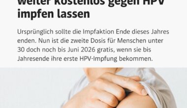 Mädis und Bubis, geht euch Impfen.