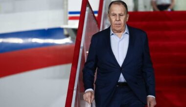 Lavrov arrives at Wonsan resort, ahead of 'strategic dialogue' with Pyongyang