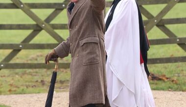 At the heart of the dispute is Rev Canon Paul Williams, the King's Domestic Chaplain, who took up his post on 2023 after moving from Tewkesbury Abbey. Pictured: King Charles III with Rev Canon Paul Williams as he attends the Sunday service at St. Mary Magdalene church in Sandringham, Norfolk, UK, on 26th November, 2023