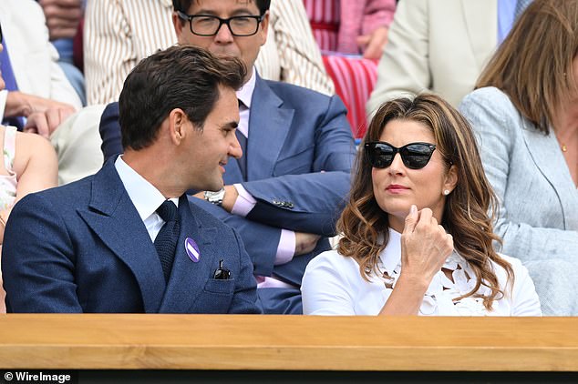 Roger Federer and Mirka Federer