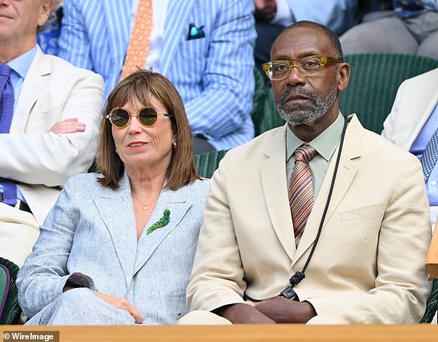 Lisa Makin and Sir Lenny Henry