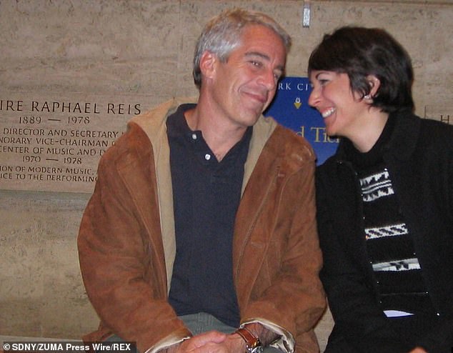 Epstein (left) killed himself in prison while awaiting trial accused of child sex trafficking. His longtime associate Ghislaine Maxwell (right) is serving life in prison for her involvement