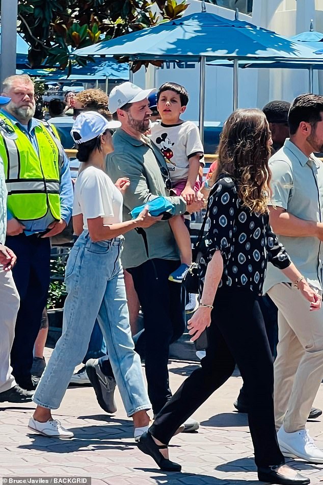 J.D. Vance 's wife Usha Vance has been praised for her 'casual' outfit choice during their day out in Disneyland