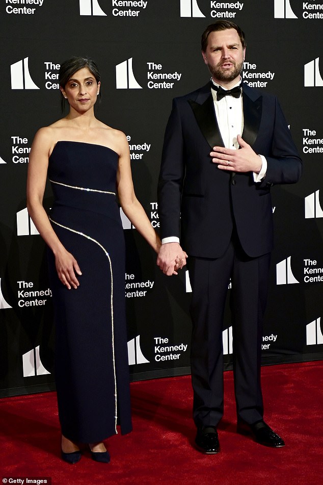 After photos and videos of the pair walking around Disney went viral on X, formerly Twitter , Usha was applauded for wearing such a normal ensemble. She and J.D. are seen last month