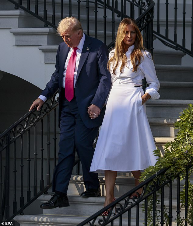 The publication The List pointed out that J.D.'s boss Donald Trump's wife, Melania Trump, would likely never wear such a laid-back look