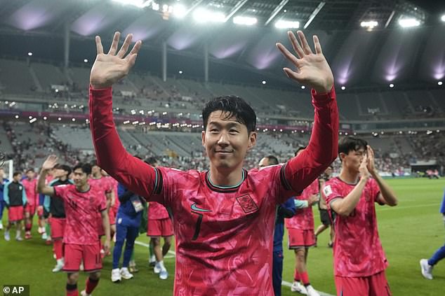 Son Heung-min is a national hero in South Korea, as their captain and best ever player