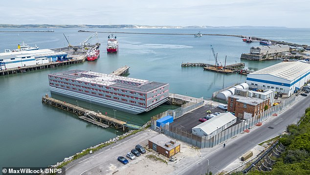 The Tory Government threatened to remove housing and support from those who refused to move to the Bibby Stockholm barge (pictured), which is no longer in use