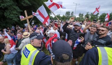 Scenes at the Brook Hotel in Bowthorpe on the edge of Norwich on Saturday
