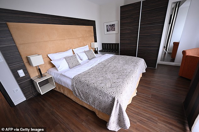 A photo taken inside one of the luxurious bedrooms at the Hotel-Residence Klosterpforte
