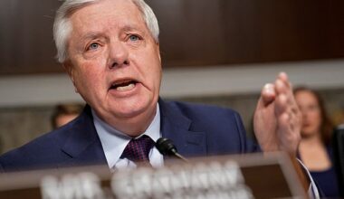 Judiciary Committee Ranking Member U.S. Senator Lindsey Graham (R-SC) speaks at the U.S. Capitol in Washington, U.S., January 31, 2024