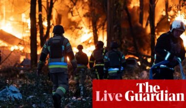 Russia launches hundreds of drones at Ukraine ahead of Trump-Zelenskyy call – Europe live | Europe