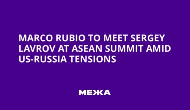 Marco Rubio to Meet Sergey Lavrov at ASEAN Summit Amid US-Russia Tensions
