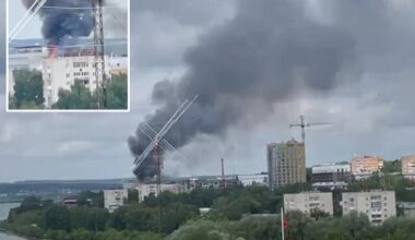 Ukrainian drone hits weapons plant 800 miles deep in Russia