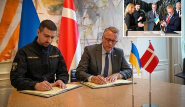 Ukraine, Denmark ink landmark deal to produce weapons in Europe
