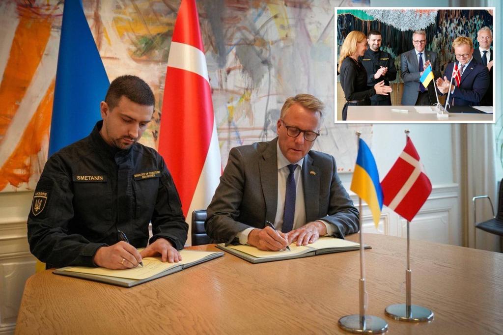 Ukraine, Denmark ink landmark deal to produce weapons in Europe