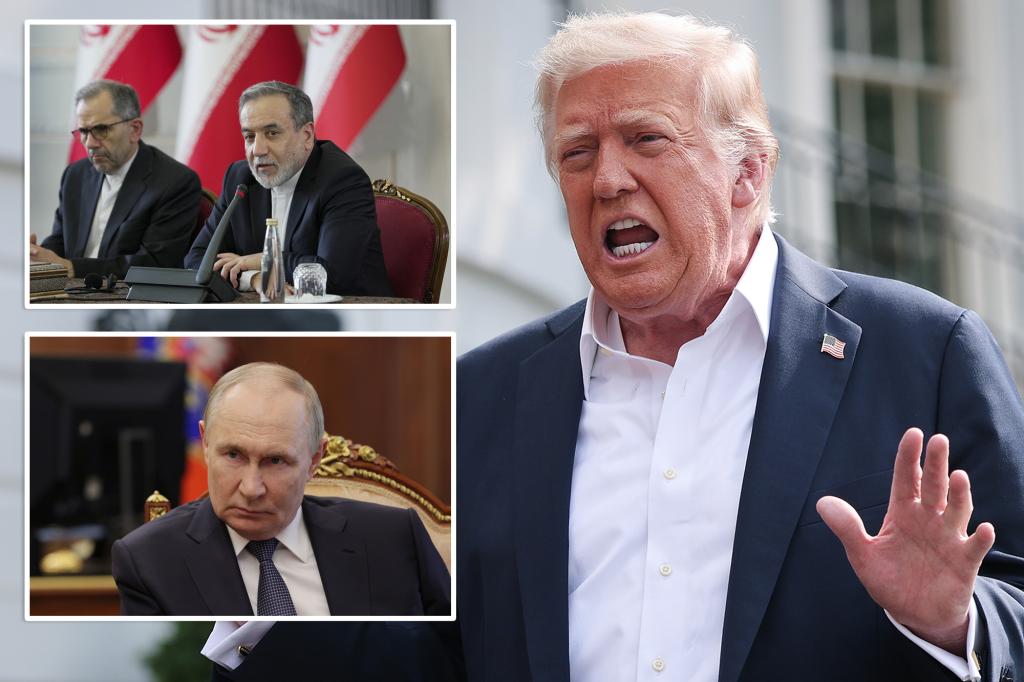 Putin told Iran to agree to 'zero enrichment': Report