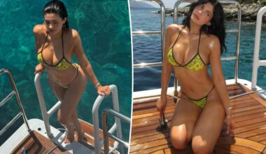 Kylie Jenner shares stunning bikini looks on Greece vacation